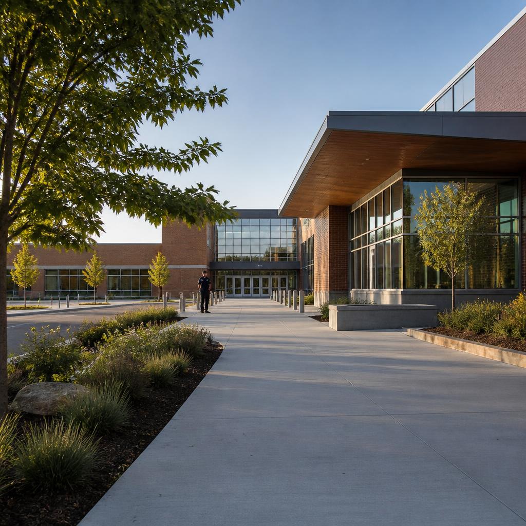 School campus building