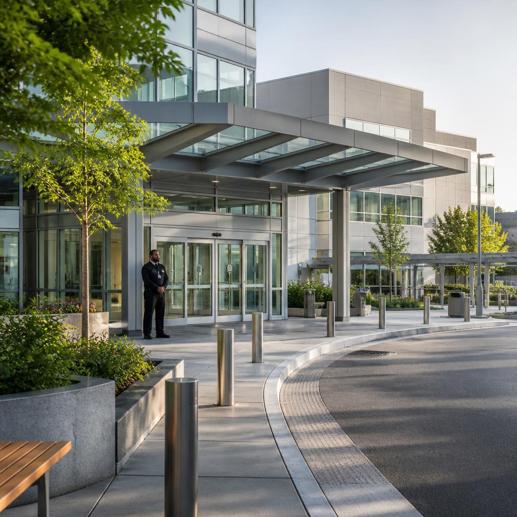 Hospital entrance